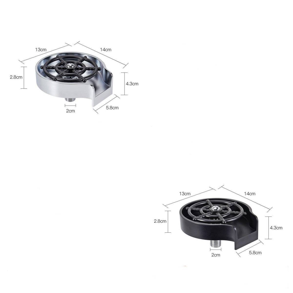 High‑Pressure Countertop Cup Washer – Barista Faucet & Pitcher Rinser