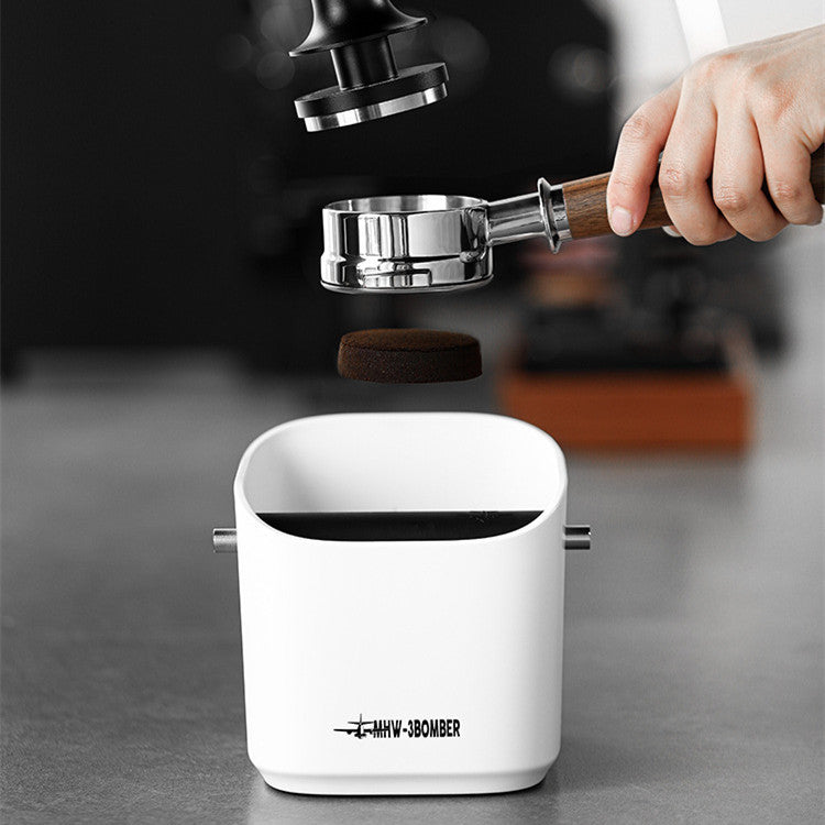 Italian Coffee Knock Box – Waste Powder Grounds Container for Espresso Machines