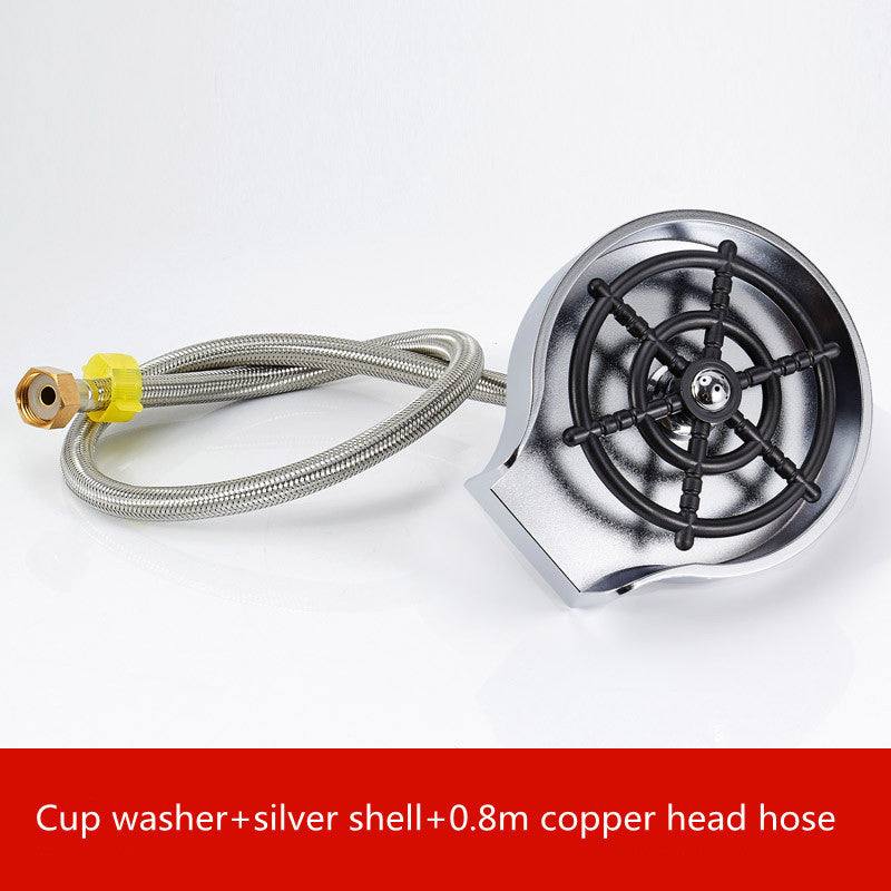 High‑Pressure Countertop Cup Washer – Barista Faucet & Pitcher Rinser