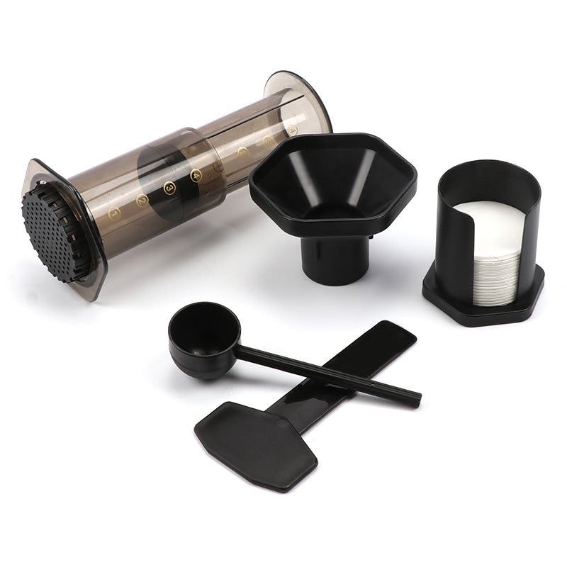 Portable coffee maker, coffee machine, hand press mini home outdoor American hand press coffee machine - Sip & Quench