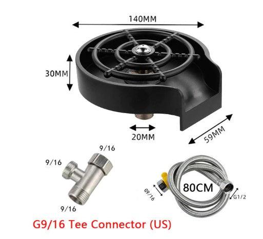 High‑Pressure Countertop Cup Washer – Barista Faucet & Pitcher Rinser