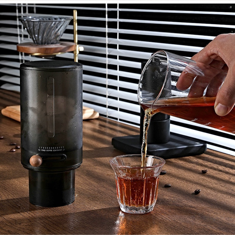 Ice Drip Coffee Pot Glass Household Drip-in Filter Extraction Pot