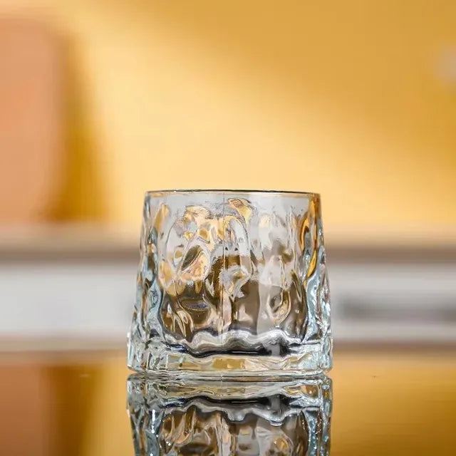 Mountain View Glass Cup Fuji Mountain Tibetan Mountain Cup Japanese Whiskey Wine Cup Household High Beauty Water Bottle - Sip & Quench