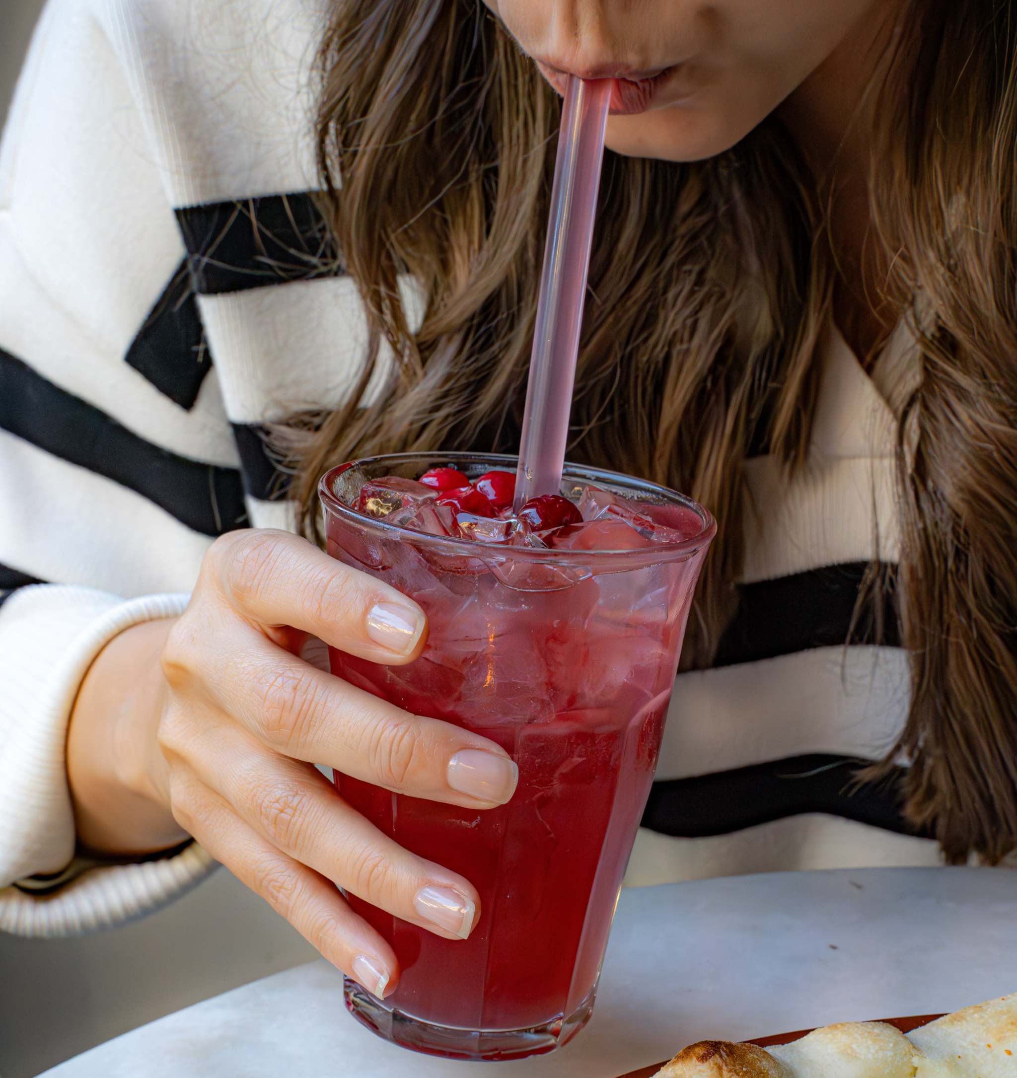 2 Sets of Reusable Glass Straws with Case - His & Hers Set - Sip & Quench