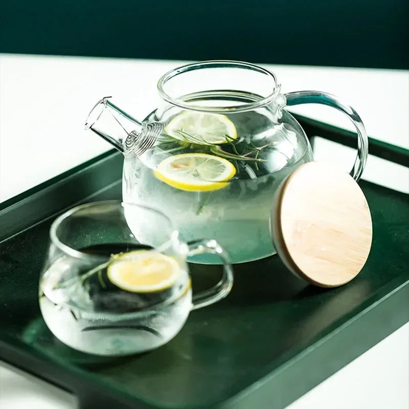Serene Glass Pitcher Set – Perfect for Asian Wedding Tea Gatherings