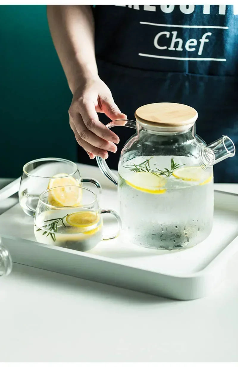 Serene Glass Pitcher Set – Perfect for Asian Wedding Tea Gatherings