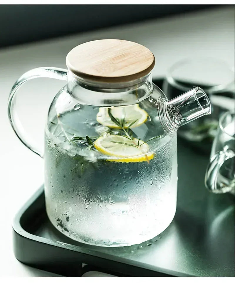 Serene Glass Pitcher Set – Perfect for Asian Wedding Tea Gatherings