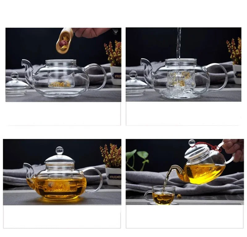 Eternal Glass Tea Set – Chinese Wedding Tea Ceremony Elegance