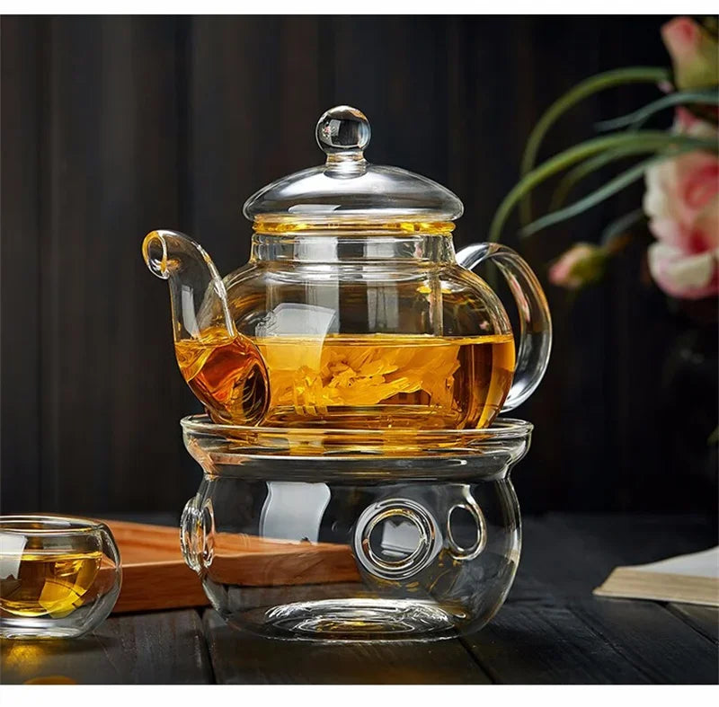 Eternal Glass Tea Set – Chinese Wedding Tea Ceremony Elegance