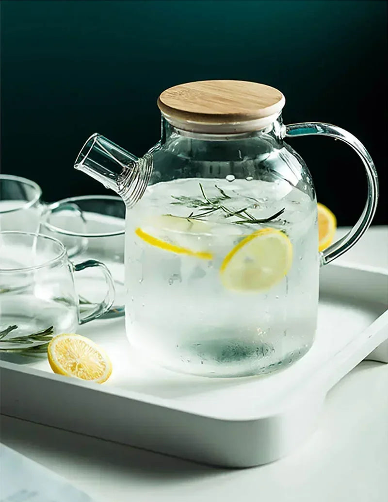 Serene Glass Pitcher Set – Perfect for Asian Wedding Tea Gatherings
