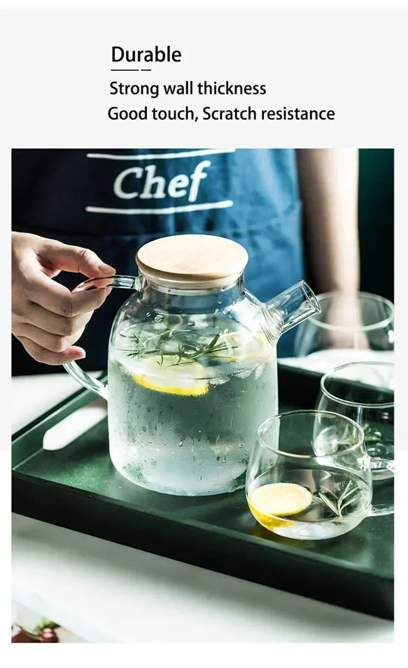 Serene Glass Pitcher Set – Perfect for Asian Wedding Tea Gatherings