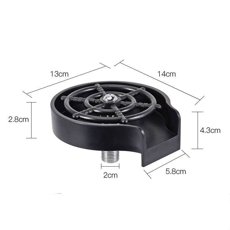 High‑Pressure Countertop Cup Washer – Barista Faucet & Pitcher Rinser