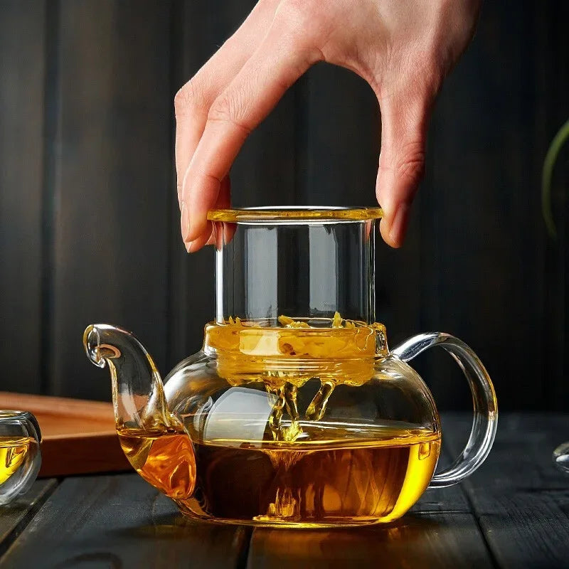 Eternal Glass Tea Set – Chinese Wedding Tea Ceremony Elegance