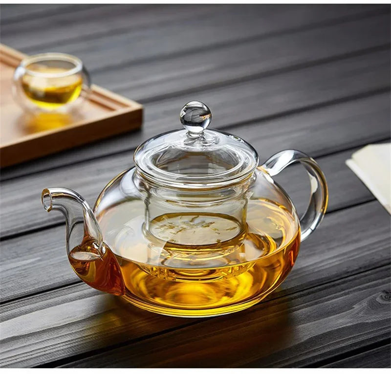 Eternal Glass Tea Set – Chinese Wedding Tea Ceremony Elegance