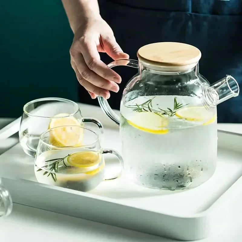 Serene Glass Pitcher Set – Perfect for Asian Wedding Tea Gatherings